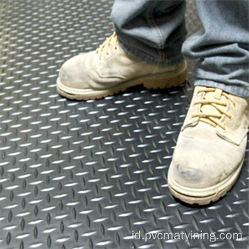 Round Botton Rubber Floor Mat untuk Garasi